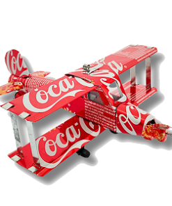 Handmade Coca Cola Bi-Plane